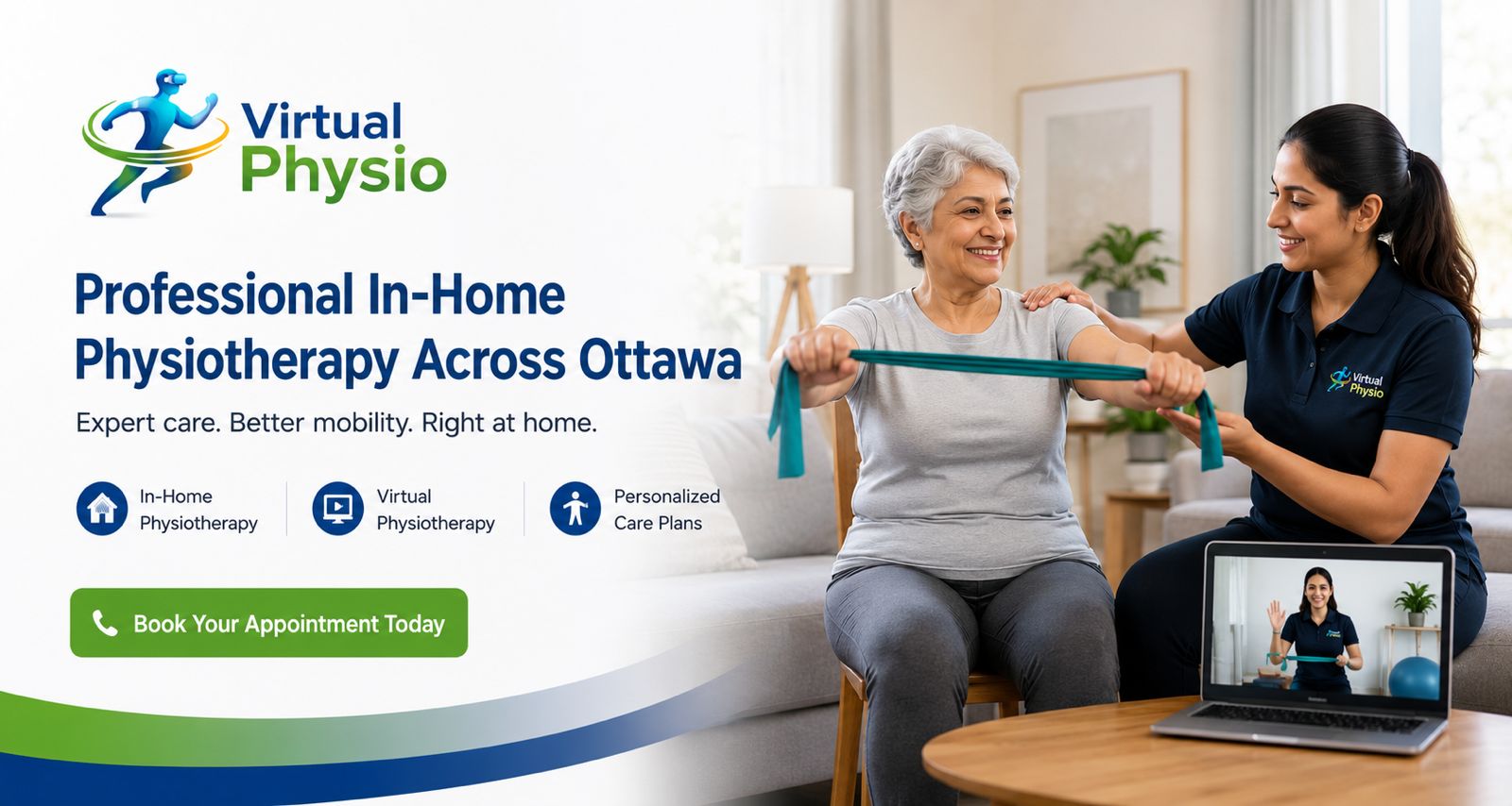 Professional in-home physiotherapy across Ottawa